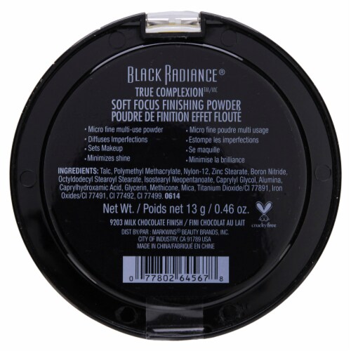 Black Radiance® True Complexion Soft Focus Finishing Powder - Milk Chocolate Finish Perspective: back
