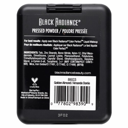 Black Radiance® Pressed Powder - Golden Almond Perspective: back