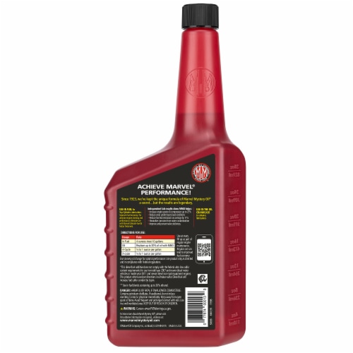 Marvel® Mystery Oil Fuel & Motor Treatment Perspective: back