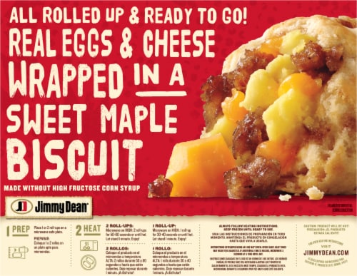 Jimmy Dean® Maple Biscuit Roll Ups Perspective: back