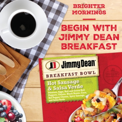Jimmy Dean® Hot Sausage & Salsa Verde Breakfast Bowl Perspective: back
