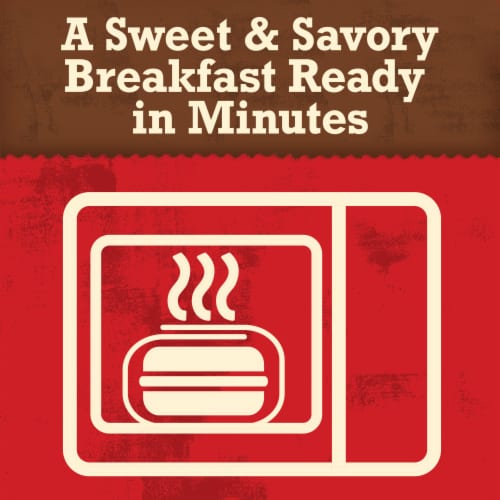 Jimmy Dean® Sausage, Egg, and Cheese Maple Griddle Cake Sandwiches Perspective: back