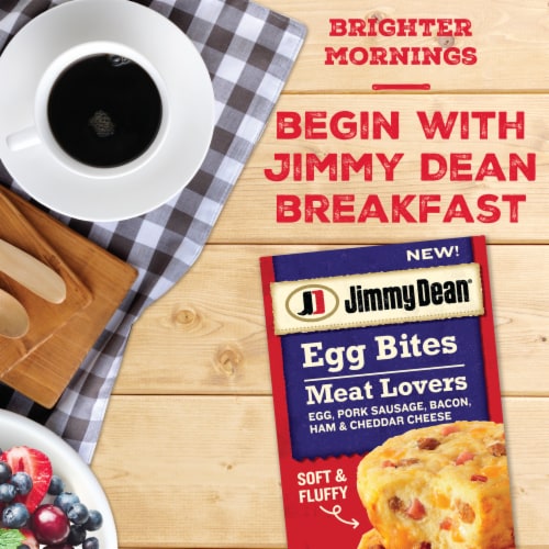 Jimmy Dean® Meat Lovers Frozen Breakfast Egg Bites Perspective: back