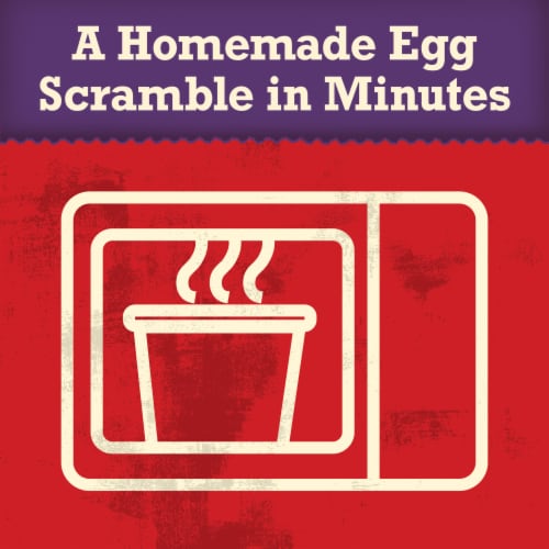 Jimmy Dean Ham and Cheddar Simple Scrambles Perspective: back