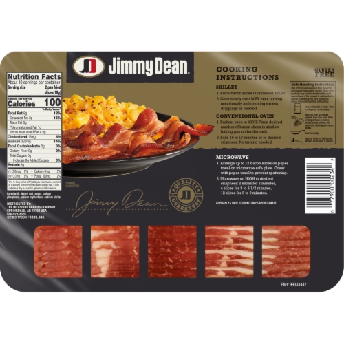 Jimmy Dean® Mega Pack Hickory Smoked Premium Bacon Perspective: back