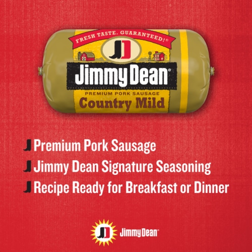 Jimmy Dean® Premium Pork Country Mild Breakfast Sausage Roll Perspective: back