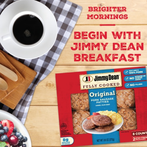 Jimmy Dean® Fully Cooked Original Pork Sausage Patties