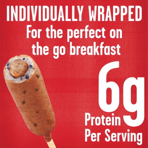 Jimmy Dean® Blueberry Pancakes and Sausage on a Stick Frozen Breakfast Perspective: back