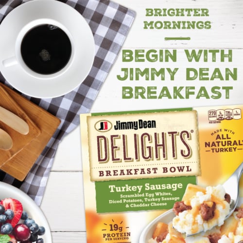 Jimmy Dean Delights® Turkey Sausage Frozen Breakfast Bowl Perspective: back