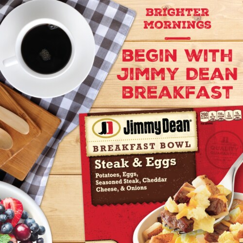 Jimmy Dean Breakfast Bowl Steak & Eggs Frozen Perspective: back