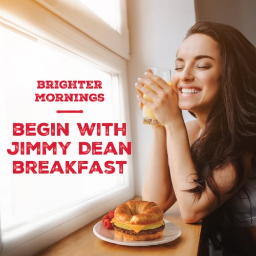 Jimmy Dean® Sausage Egg & Cheese Croissant Sandwiches Perspective: back