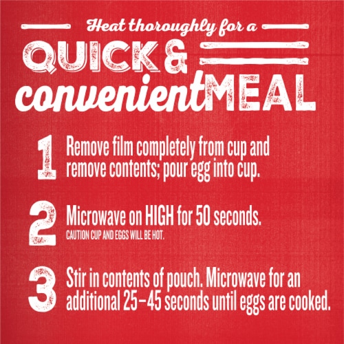 Jimmy Dean Simple Scrambles® Sausage Breakfast Cup Perspective: back