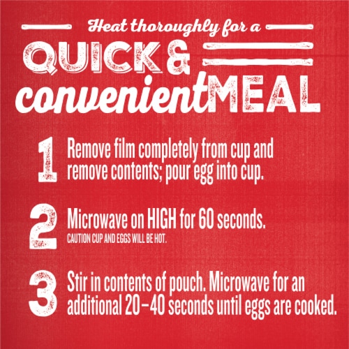 Jimmy Dean Simple Scrambles® Turkey Sausage Breakfast Cup Perspective: back