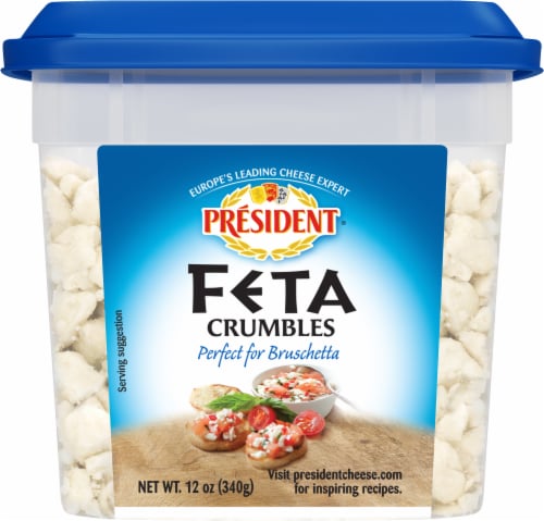 President® Feta Crumbles Perspective: back
