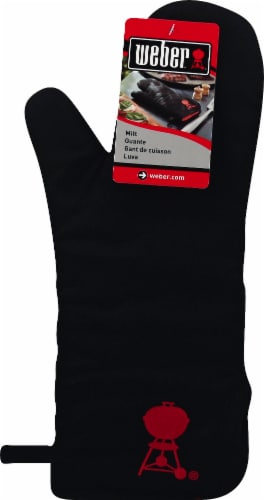 Weber Barbecue Mitt - Black Perspective: back