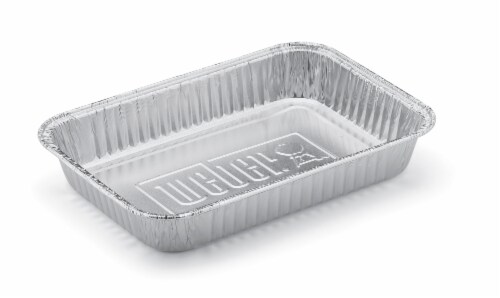 Weber Small Aluminum Drip Pans Perspective: back