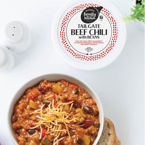Blount's Family Kitchen Tailgate Beef Chili with Beans Perspective: back
