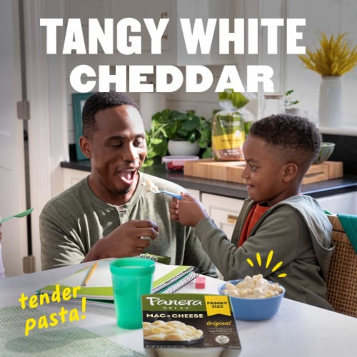 Panera Bread Ready-to-Heat Family Size Mac & Cheese, Microwave Meal Perspective: back