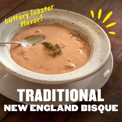 Panera Bread Ready-to-Heat Lobster Bisque Soup Cup Perspective: back