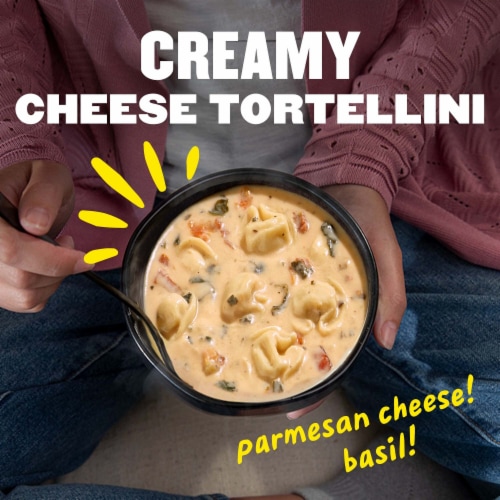 Panera Bread Ready-to-Heat Tuscan Style Tortellini Soup Cup Perspective: back