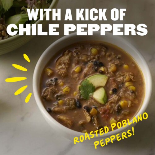 Panera Bread Ready-to-Heat Gluten Free Chicken Tortilla Soup Cup Perspective: back