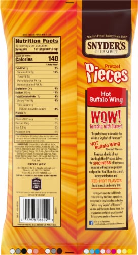 Snyder's of Hanover® Hot Buffalo Wing Pretzel Pieces Perspective: back