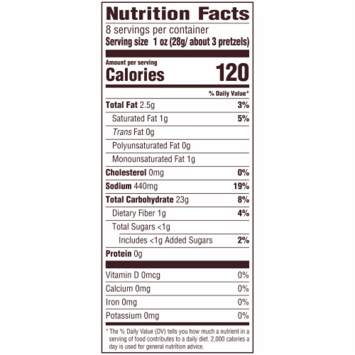 Snyder's of Hanover Gluten Free Pretzels Gluten Free Rods Perspective: back