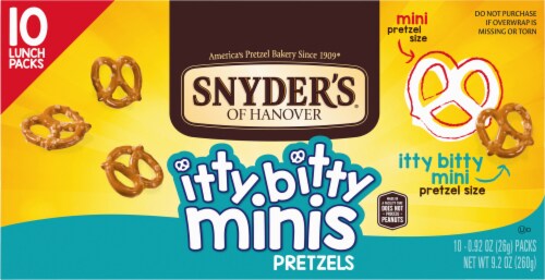 Snyder's of Hanover Itty Bitty Mini Pretzels Perspective: back