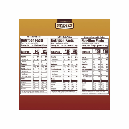Snyder's of Hanover Pretzel Pieces Variety Pack Perspective: back