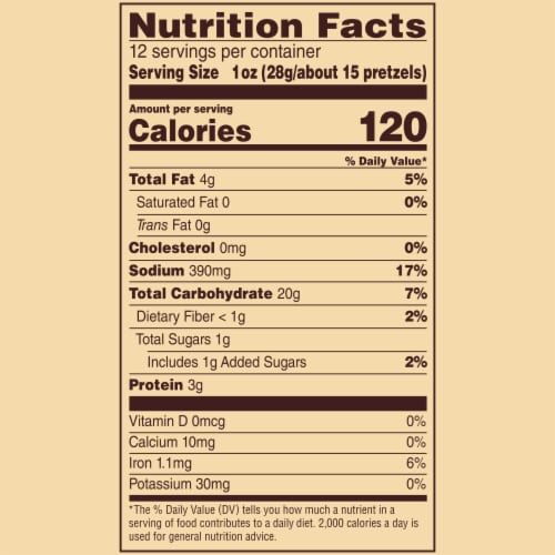 Snyder's® Of Hanover® Nacho Pretzels Perspective: back
