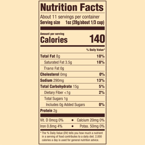Snyder's® of Hanover Cheddar Pretzel Pieces Perspective: back