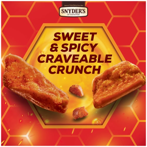Snyder's of Hanover Pretzel Pieces, Hot Honey Flavored, 10 Oz Perspective: back