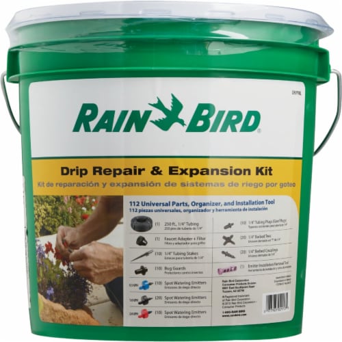 Rain Bird DRIPPAILQ Drip System Expansion & Repair Kit Perspective: back