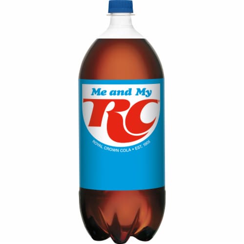 RC® Cola Soda Bottle Perspective: back