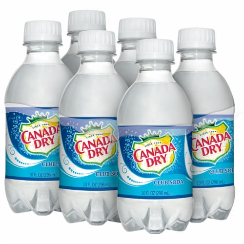 Canada Dry® Club Soda Bottles Perspective: back