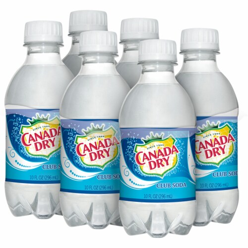 Canada Dry® Club Soda Bottles Perspective: back