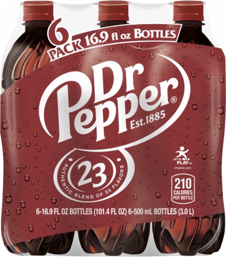 Dr Pepper® Soda Bottles Perspective: back