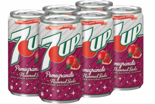 7UP® PomegranateMini Cans Perspective: back
