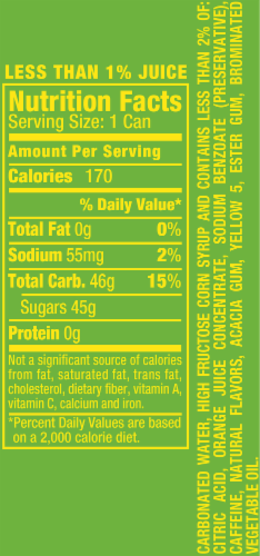 Sun Drop Citrus Soda Perspective: back