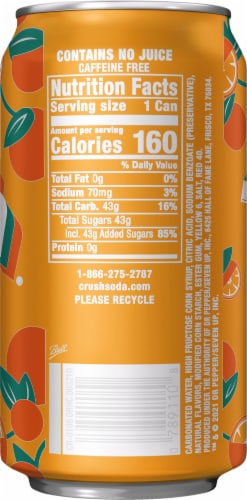 Crush® Orange Soda Perspective: back