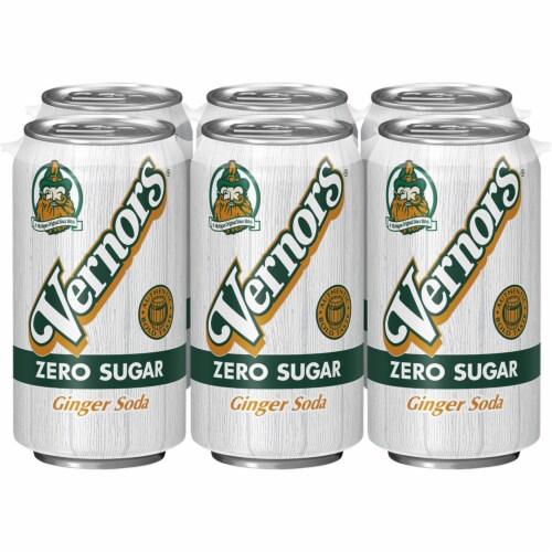 Vernors Zero Sugar Ginger Soda Perspective: back