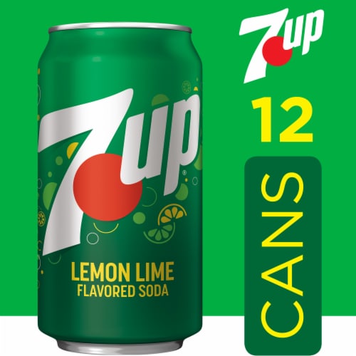 7UP® Lemon Lime Soda Cans Perspective: back