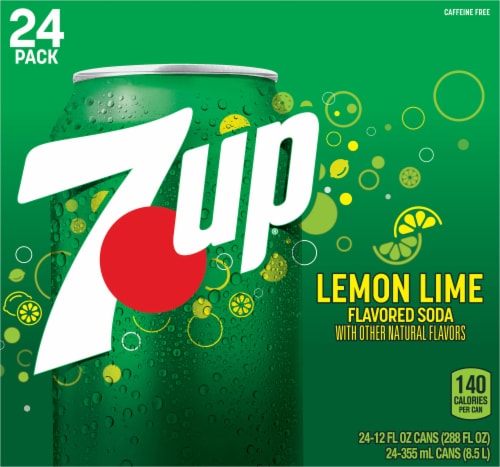 7UP® Lemon Lime Soda Cans Perspective: back