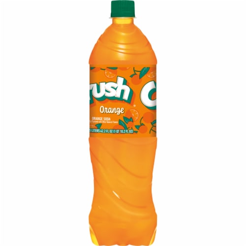 Crush® Orange Soda Bottle Perspective: back