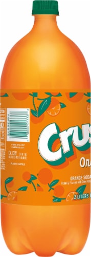 Crush® Orange Soda Bottle Perspective: back