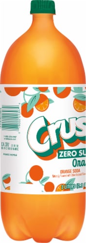 Crush® Zero Sugar Diet Orange Soda Perspective: back