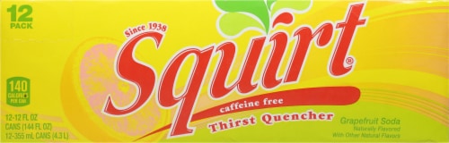 Squirt® Grapefruit Soda Cans Perspective: back