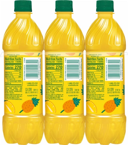 Crush Pineapple Soda Perspective: back