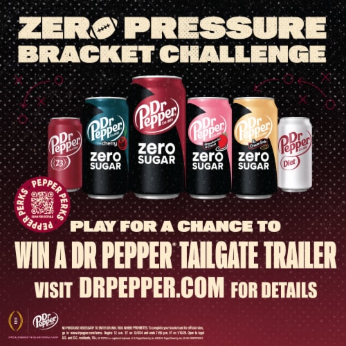 Dr Pepper® Strawberries and Cream Soda Cans Perspective: back