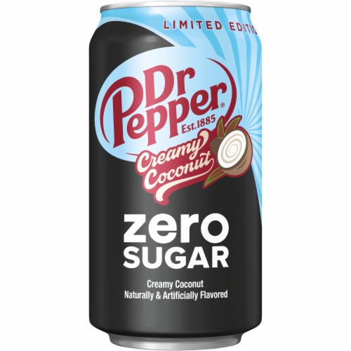 Dr Pepper Creamy Coconut Zero Sugar Soda Cans, 12 pk / 12 fl oz Ralphs